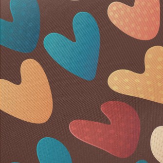 Colorful Three-dimensional Lov Midweight Cotton Poplin