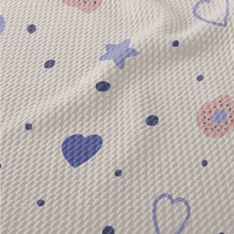 Simple And Small Flower And He Birdseye Piqué