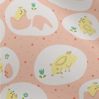 Chick Jumping Out Of Egg Chiffon