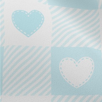 Light Blue Tailor Love Heart P Chiffon