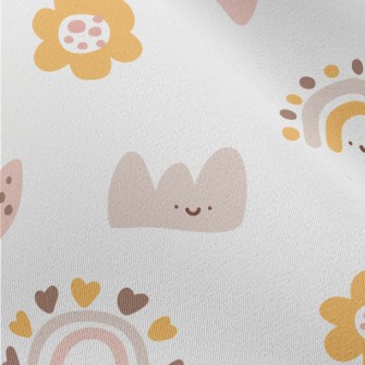 Simple Cute Smiling Clouds And Chiffon