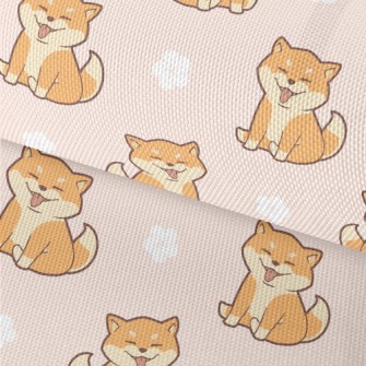 Silly And Cute Shiba Inu Waterproof Oxford