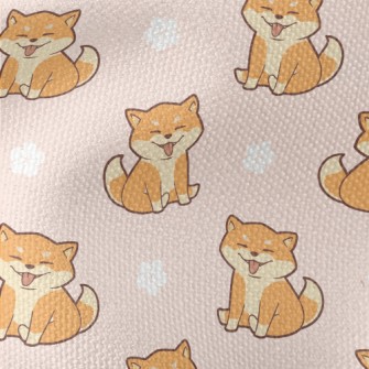 Silly And Cute Shiba Inu Waterproof Canvas