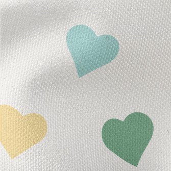 Colorful Love Heart Waterproof Canvas