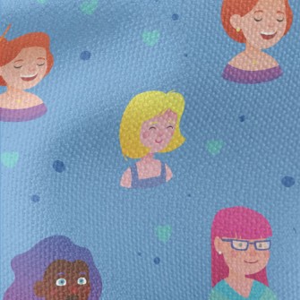 Different Girls From Europe An Waterproof Canvas