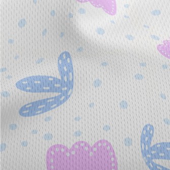 Tailor-style Flowers And Plant Athletic Mesh Flat Back