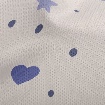 Simple And Small Flower And He Athletic Mesh Flat Back