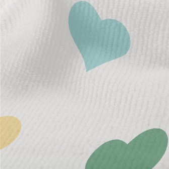Colorful Love Heart Terry