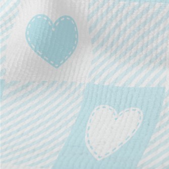 Light Blue Tailor Love Heart P Terry