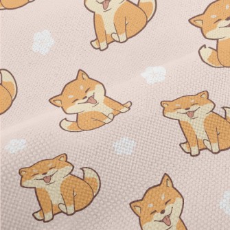 Silly And Cute Shiba Inu Performance Linen