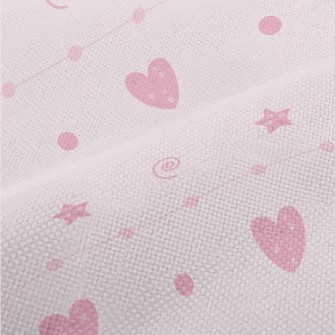 Pink Hearts And Stars Performance Linen