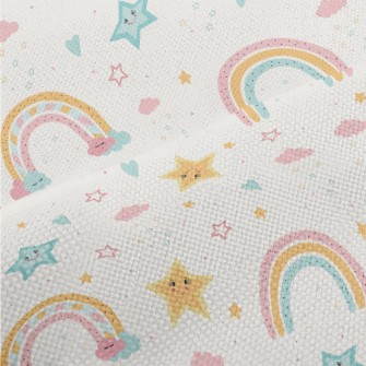 Colorful Stars And Rainbow Performance Linen