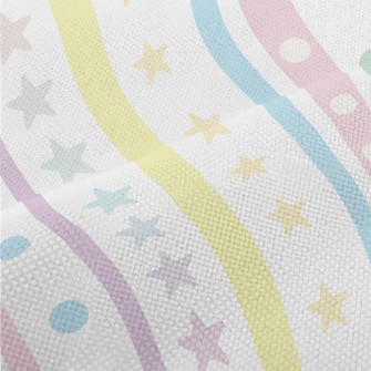 Pastel Colored Stripes And Sta Performance Linen