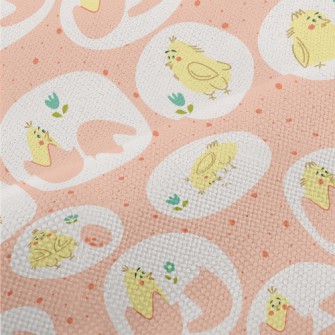 Chick Jumping Out Of Egg Performance Linen