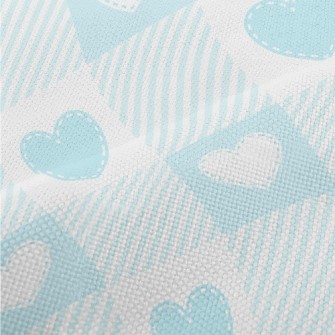 Light Blue Tailor Love Heart P Performance Linen