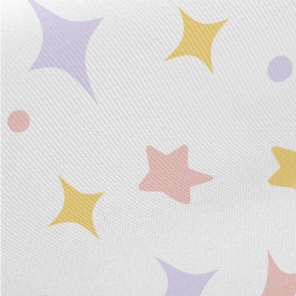 Colorful Shining Stars Twill