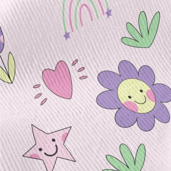 Simple Shape Of Flowers And Pl Standard Corduroy