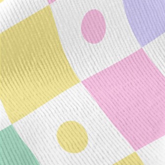Brightly Colored Polka Dots Standard Corduroy