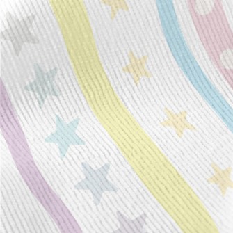 Pastel Colored Stripes And Sta Standard Corduroy