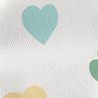 Colorful Love Heart Standard Corduroy