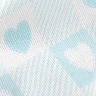 Light Blue Tailor Love Heart P Standard Corduroy