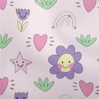 Simple Shape Of Flowers And Pl Dobby