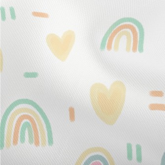 Hand-painted Rainbow Heart Pat Dobby