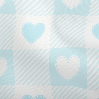 Light Blue Tailor Love Heart P Dobby