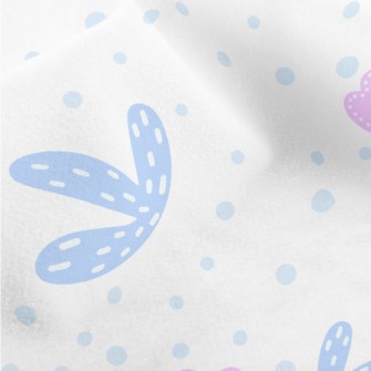 Tailor-style Flowers And Plant Micro Fleece