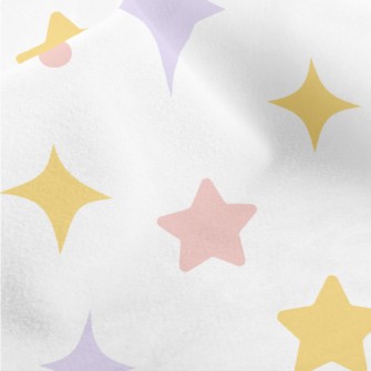 Colorful Shining Stars Micro Fleece