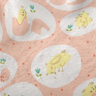Chick Jumping Out Of Egg Minky