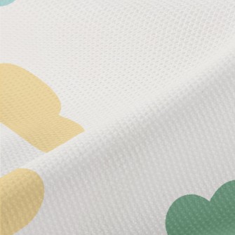 Colorful Love Heart Piqué