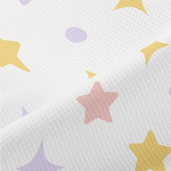 Colorful Shining Stars Piqué
