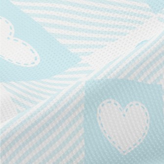 Light Blue Tailor Love Heart P Piqué