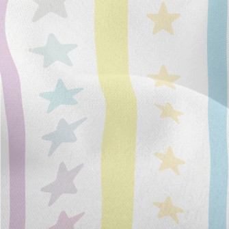 Pastel Colored Stripes And Sta Lightweight Performance Linen