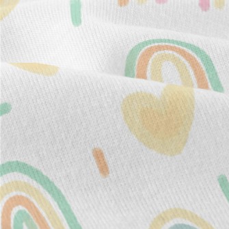 Hand-painted Rainbow Heart Pat Modern Jersey