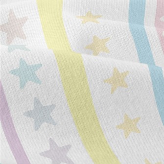 Pastel Colored Stripes And Sta Modern Jersey