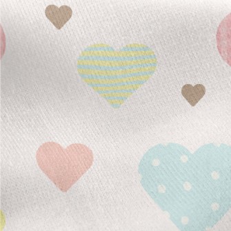 Pink And Tender Like Chocolate Jersey Backed Fleece