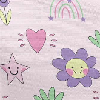 Simple Shape Of Flowers And Pl Pongee
