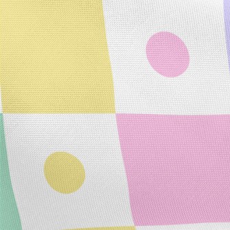 Brightly Colored Polka Dots Pongee