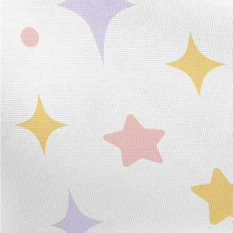 Colorful Shining Stars Pongee