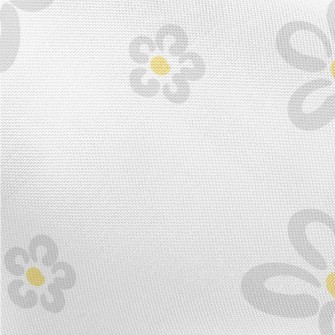 Simple Gray Small Flowers Pongee