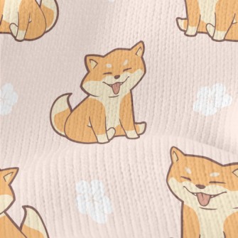 Silly And Cute Shiba Inu Stretch Jersey