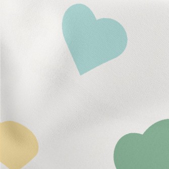 Colorful Love Heart Lightweight Cotton Poplin