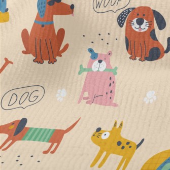 Cute American-style Dog Terry