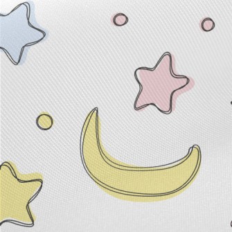 Hand Drawn Simple Stars And Mo Twill