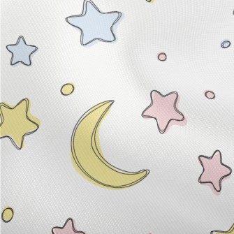 Hand Drawn Simple Stars And Mo Dobby