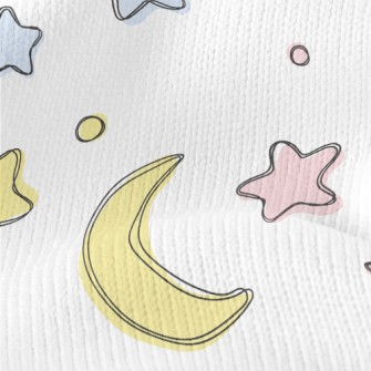 Hand Drawn Simple Stars And Mo Stretch Jersey