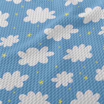 Simple And Monotonous Starry S Birdseye Piqué