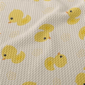 Cute Little Duck Birdseye Piqué